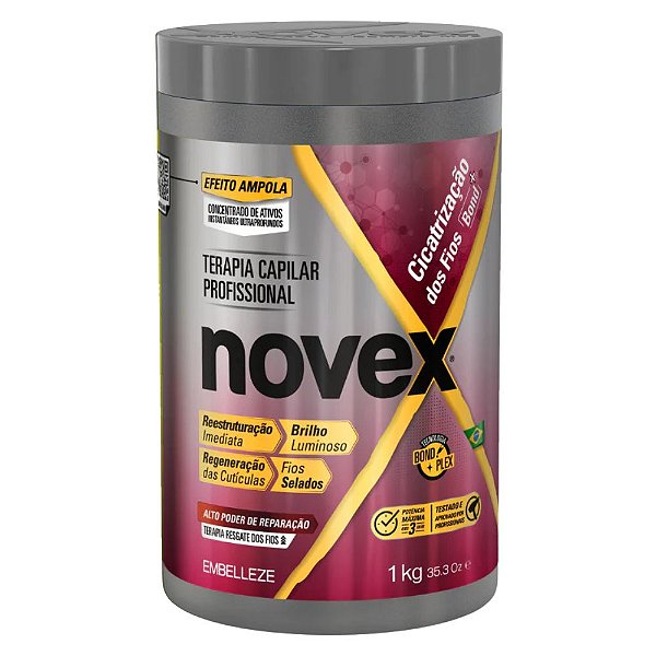 Creme De Tratamento Novex Cicatrização Dos Fios 400g