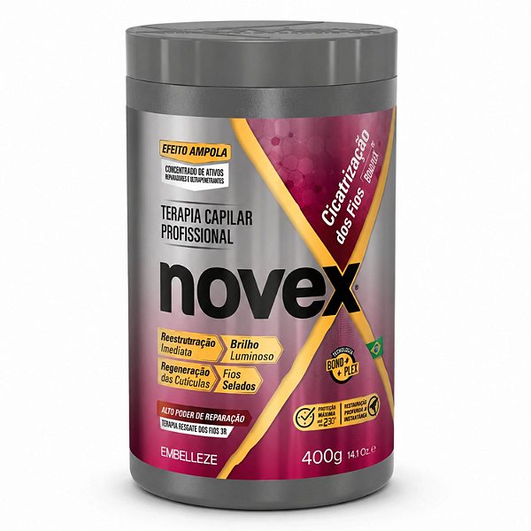 Creme De Tratamento Novex Cicatrização Dos Fios 400g