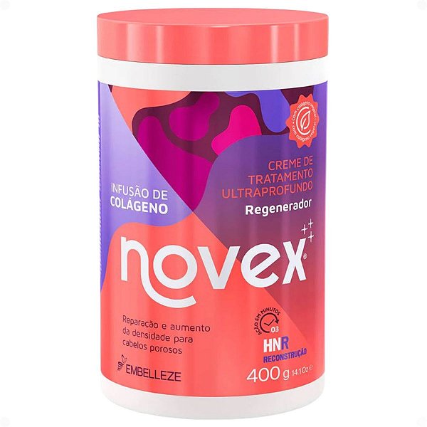 Creme De Tratamento Novex Infusão De Colágeno Regenerador 400g