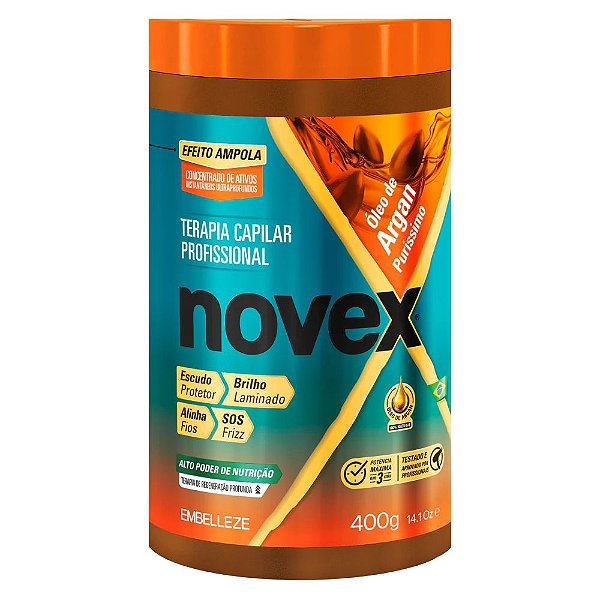 Creme de Tratamento Novex Óleo de Argan Puríssimo 400g