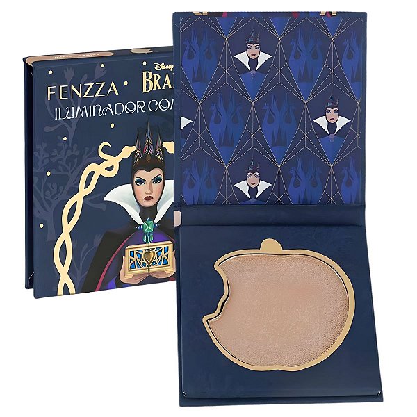 Iluminador Compacto Fenzza Branca De Neve Disney Rainha Má Snow Sparkle Dis234