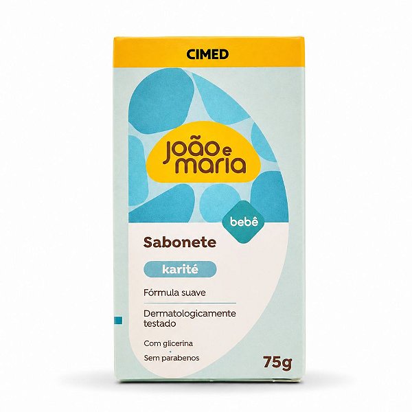 Sabonete Em Barra Cimed Bebê João e Maria Karité 75g