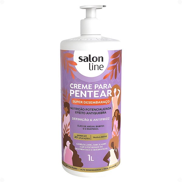 Creme Para Pentear Salon Line Super Desembaraço 1L
