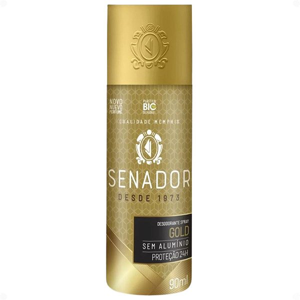 Desodorante Masculino Senador Gold 90ml