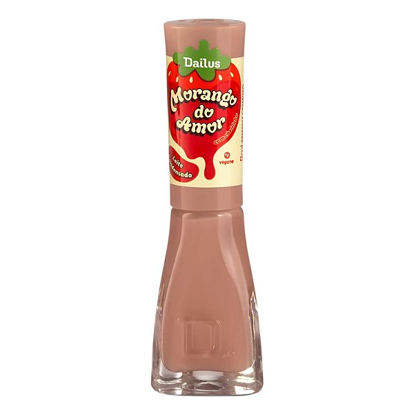 Esmalte Cremoso Dailus Morango Do Amor Leite Condensado 8ml