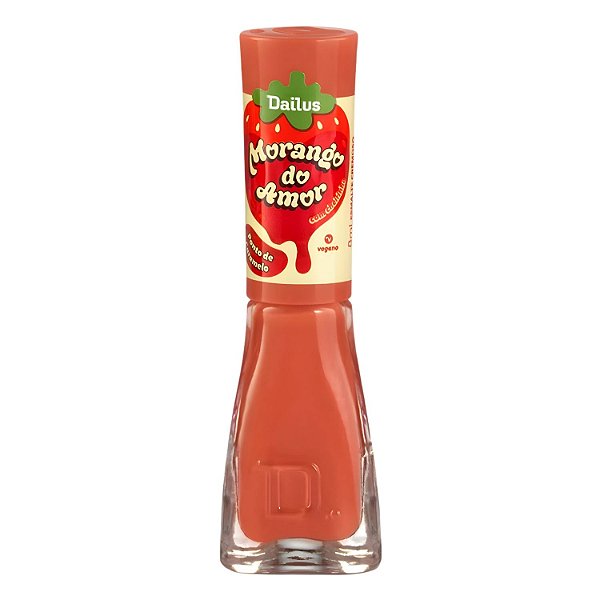 Esmalte Cremoso Dailus Morango Do Amor Ponto De Caramelo 8ml