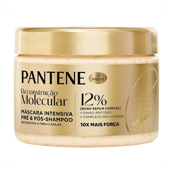 Máscara Intensiva Pantene Pro-V Molecular Bond Repair Pré e Pós-Shampoo 270ml