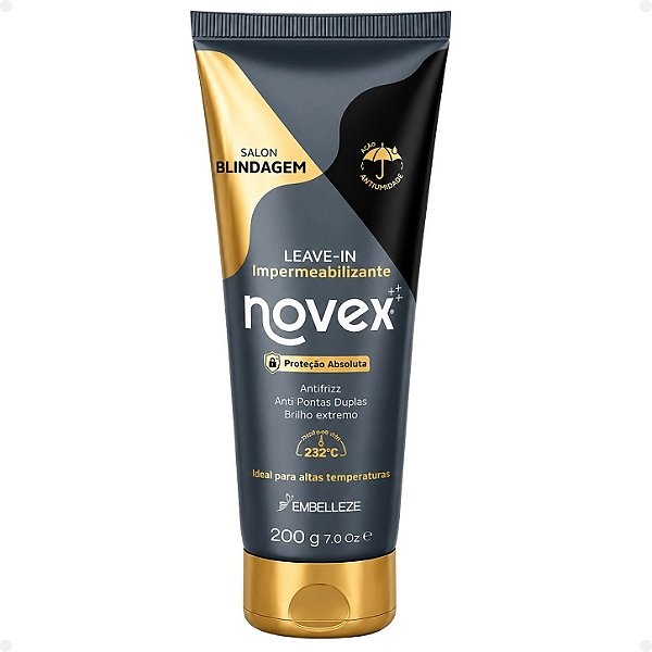 Leave-in Impermeabilizante Novex Salon Blindagem Proteção Absoluta 200g