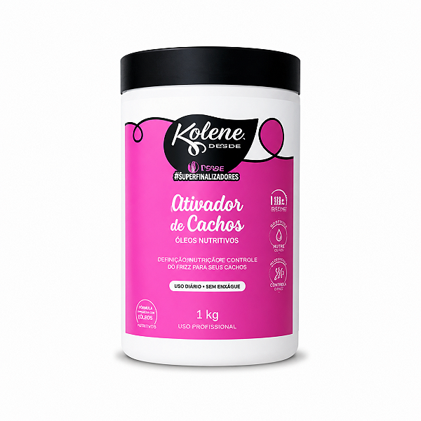 Ativador De Cachos Kolene #SuperFinalizadores Óleos Nutritivos 1kg