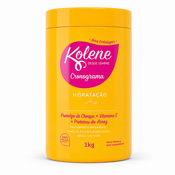 Máscara De Tratamento Kolene Cronograma Hidratação 1kg