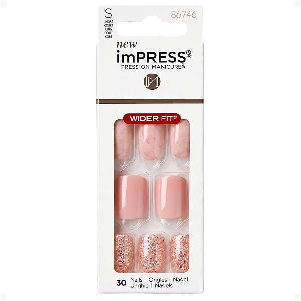 Unhas Postiças imPress Kiss Ny Wider Fit Just a Dream IMW01C