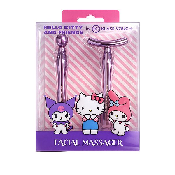 Kit com 2 Massageadores Facial Massager Hello Kitty and Friends by Klass Vough MSHK-02