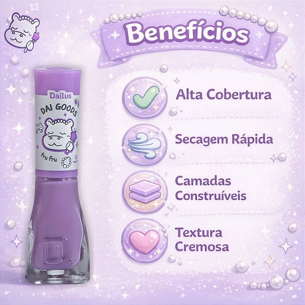 Esmalte Cremoso Dailus Dai Goods Fru Fru 8ml