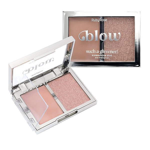 Iluminador Duo Ruby Rose Blow Such a Glimmer! Like Glitter In The Air Hb-m705-2