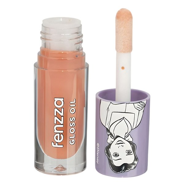 Gloss Oil Labial Fenzza Disney Princesa Bela Golden Drop Dis124