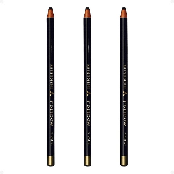 Kit Mitsubishi Rainbow: 3 Lápis Dermatográfico Preto 7610-24