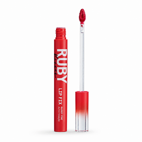 Lip Fix Ruby Kisses Glossy Tint Alta Fixação Cherry Kiss Lgt06bb