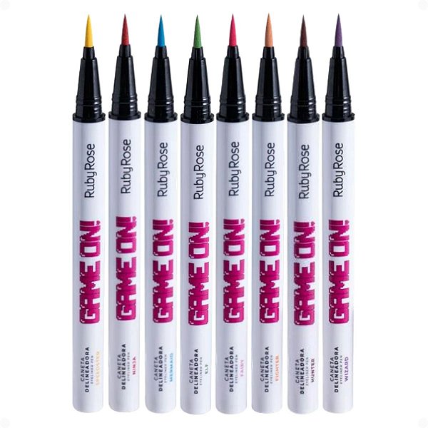 Kit Ruby Rose Game On Caneta Delineadora Com 8