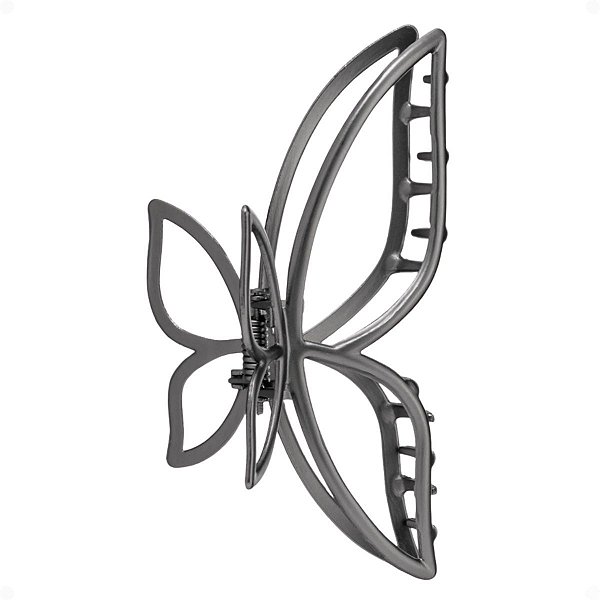 Piranha Para Cabelo Proart Metal Black Borboleta Pdc64b