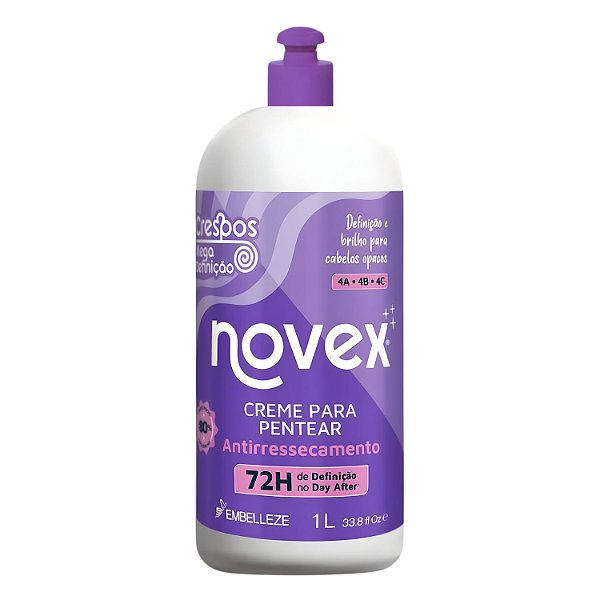 Creme Para Pentear Novex Crespos Mega Definição Antirressecamento 1L