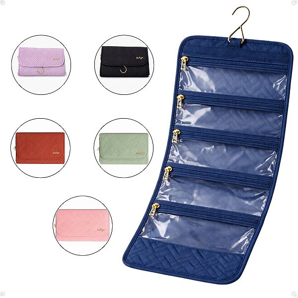 Necessaire Dobrável com Compartimentos Ruby´s Necf-160b
