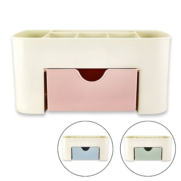 Organizador de Mesa Multifuncional Jacki Design Com 1 Gaveta Agd18596