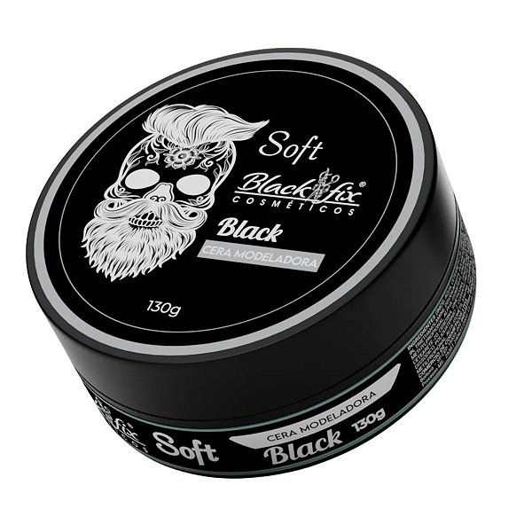 Cera Modeladora Black Fix Soft Black 130g