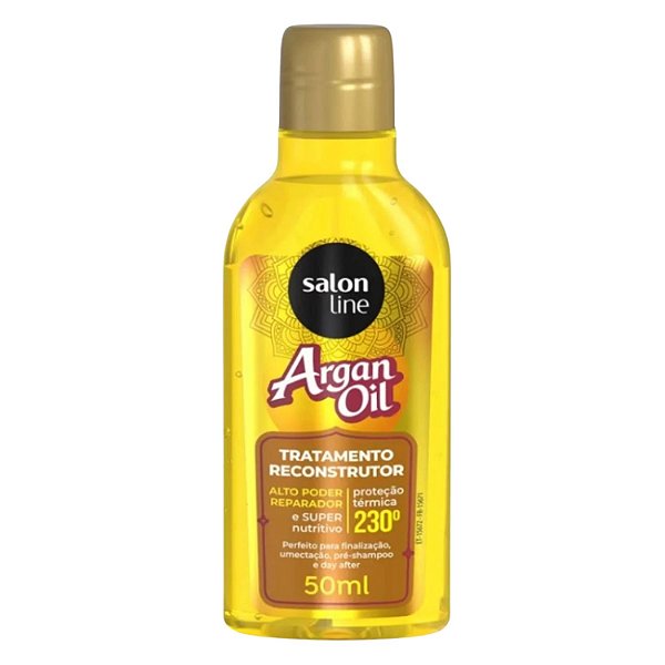 Óleo Capilar Salon Line Argan Oil Tratamento Reconstrutor 50ml