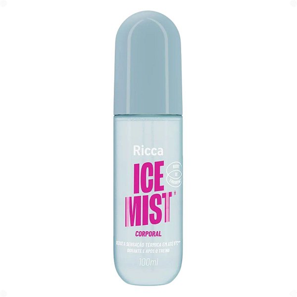 Spray Corporal Ice Mist Ricca Redutor De Sensação Térmica 100ml