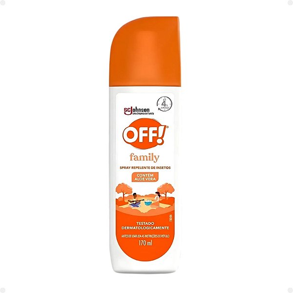 Spray Repelente de Insetos Johnson Off! Family 170ml