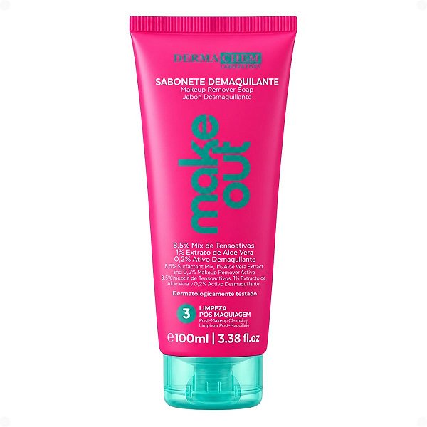 Sabonete Demaquilante Facial Dermachem Make Out 100ml