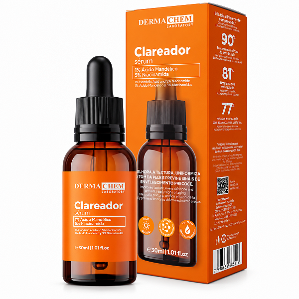 Sérum Facial Dermachem Clareador Àcido Mandélico e Niacinamida 30ml