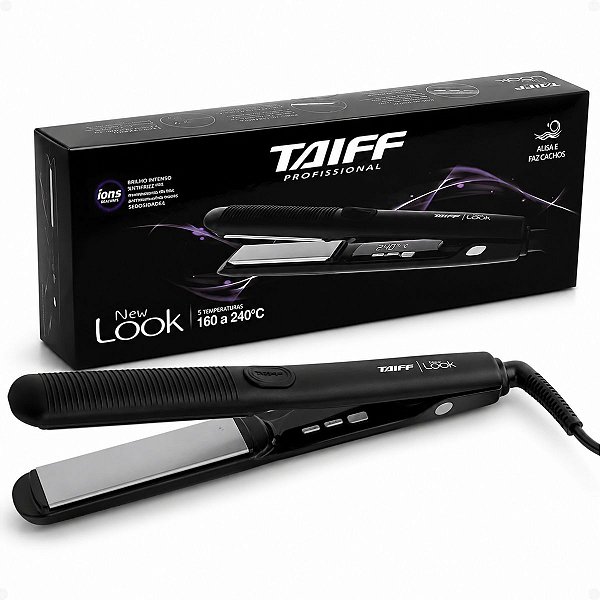 Chapa Taiff New Look 240C Bivolt: Alisa e Modela Cabelos