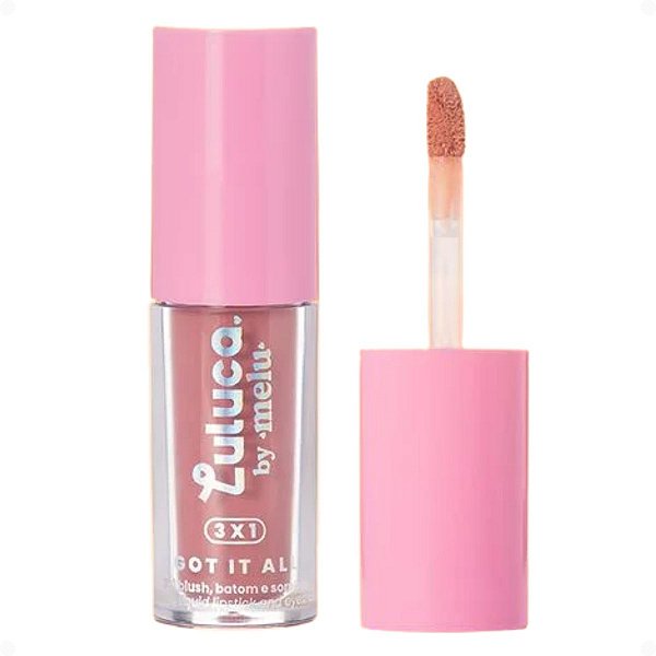 Batom, Blush e Sombra 3x1 Luluca By Melu Got It All Soft Girl Era Rr-m1007-2