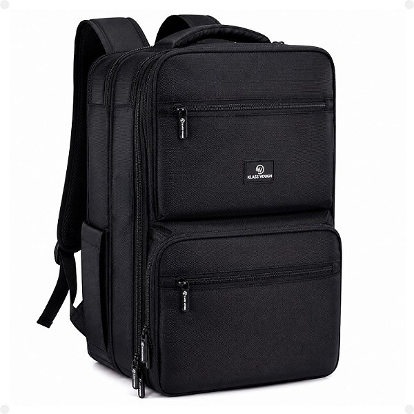 Mochila Veronna de Maquiagem Klass Vough com Divisórias e Entrada Usb Hn-0359