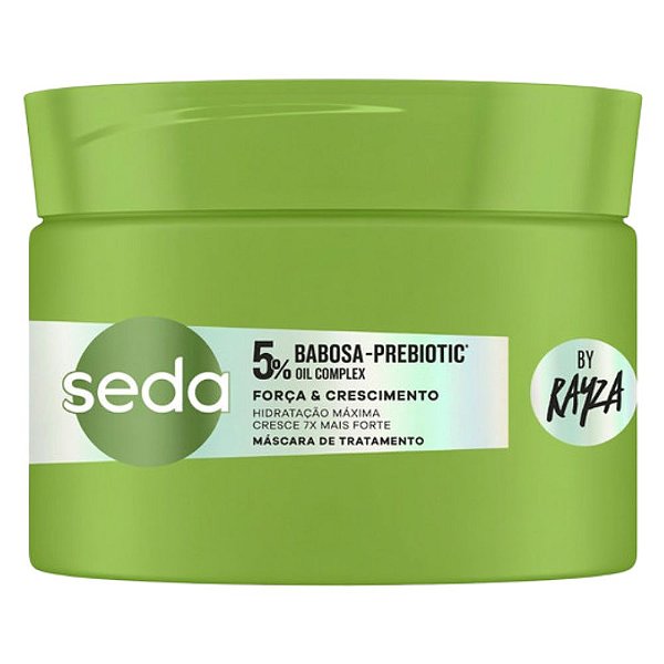 Máscara De Tratamento Seda By Rayza Babosa-Prebiotic Força e Crescimento 300g