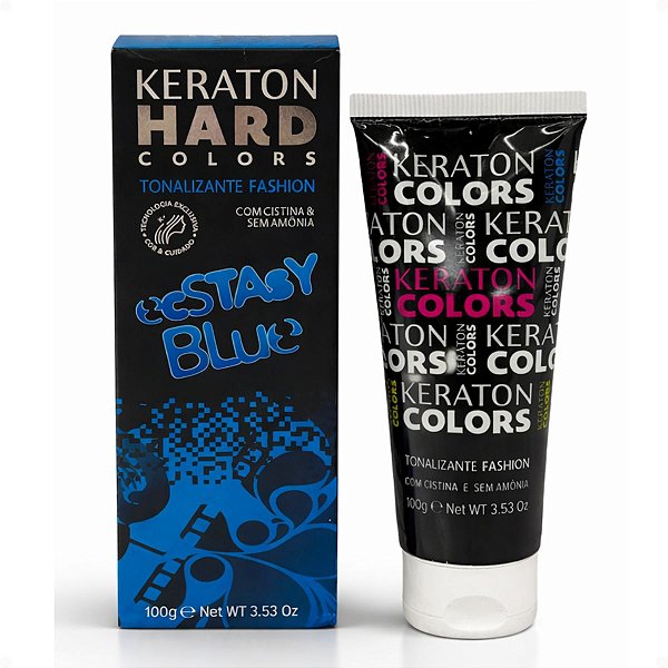Kert Keraton Hard Colors Tonalizante Ecstasy Blue 100g