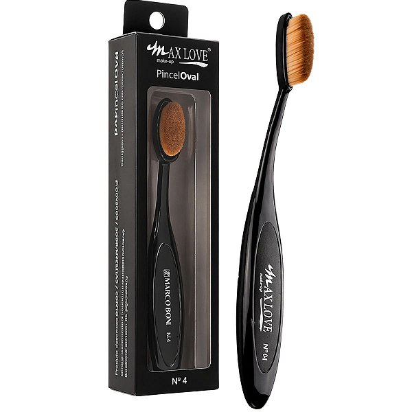 Pincel Oval 04 Max Love Make-Up L:0117a