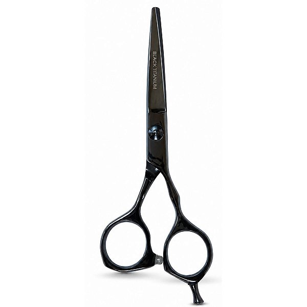 Tesoura Profissional Mega Kasho Black Titanium Fio Navalha 5 K5390-5