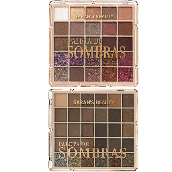 Paleta De Sombras e Brilho Sarah's Beauty 24 Cores Ref.: S6497