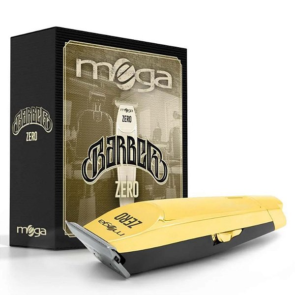 Máquina de Corte e Acabamento Mega Barber Zero Gold Bivolt At703gol