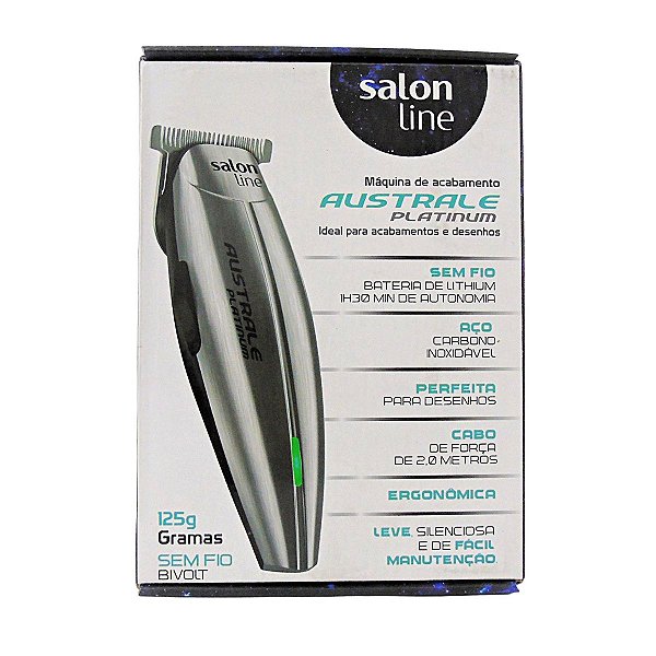 Máquina de Acabamento Salon Line Australe Platinum Bivolt