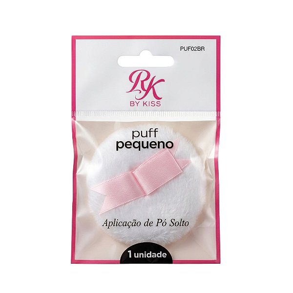 Aplicador Puff Pequeno Ruby Kisses Para Pó Puf02br
