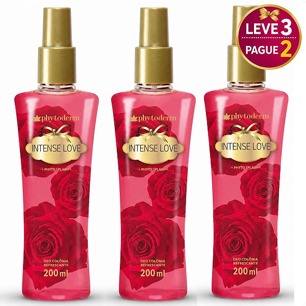Kit Phytoderm Intense Love Body Sphash: Leve 3 Pague 2 200ml