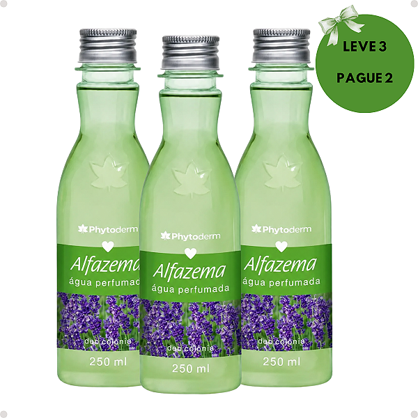 Água Perfumada Deo Colônia Phytoderm Leve 3 Pague 2 Alfazema 250ml