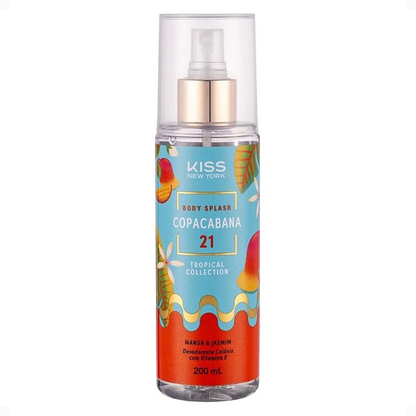 Body Splash Kiss Ny Tropical Collection Copacabana 21 Manga & Jasmin 200ml