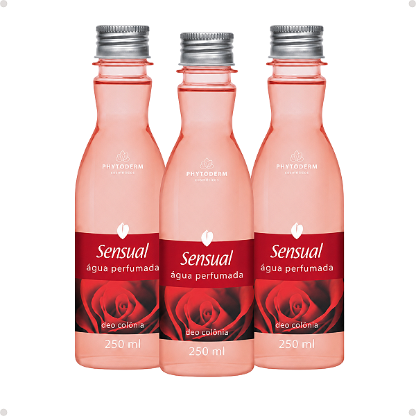 Kit Phytoderm Sensual: 3 Águas Perfumadas Deo Colônia 250ml
