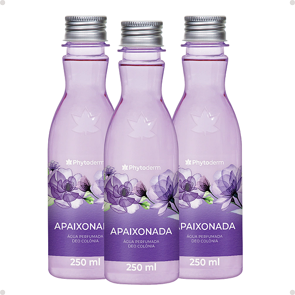 Kit Phytoderm Apaxonada: 3 Águas Perfumadas Deo Colônia 250ml
