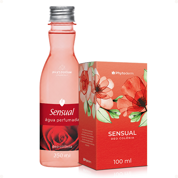 Kit Phytoderm Sensual: Água Perfumada 250ml e Deo Colonia 100ml