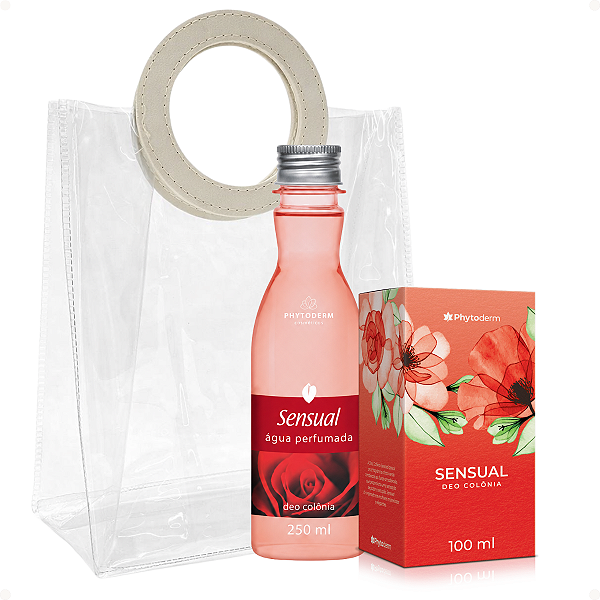 Kit Presente Phytoderm Sensual: Água Perfumada 250ml e Deo Colonia 100ml